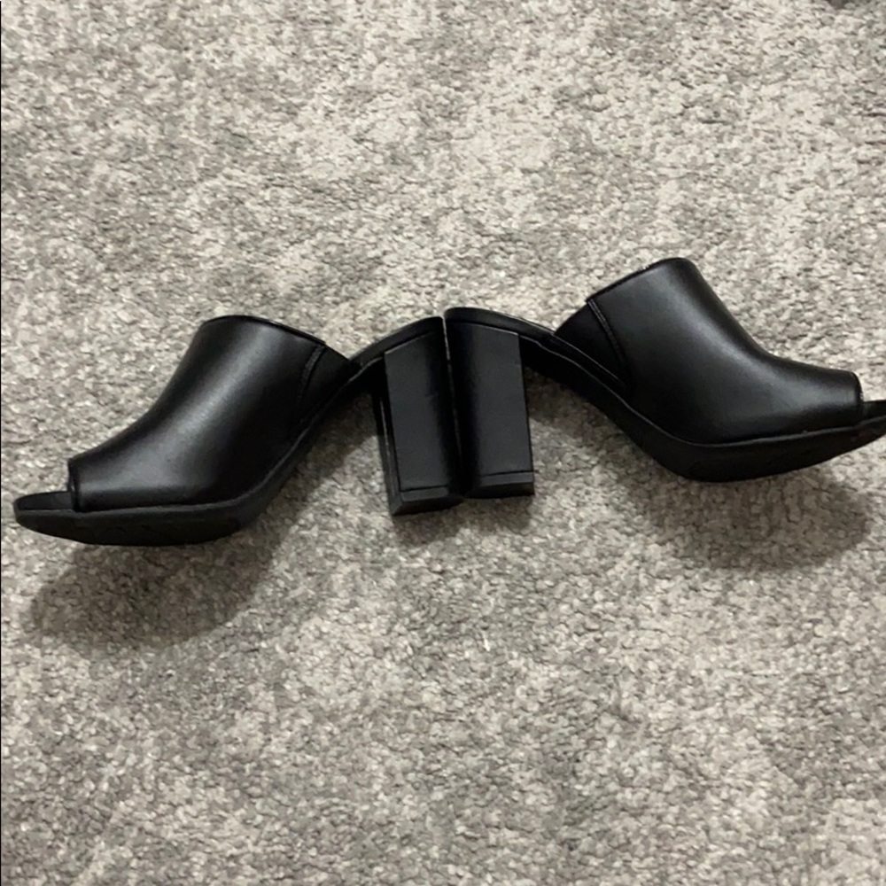 Anne Klein Black Mules / Clogs NWOT! - Picture 7 of 10